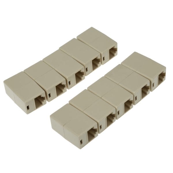 10pcs RJ45 Network Cable Extender Connector Adapter - Image 6