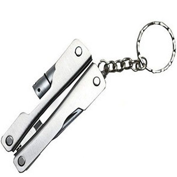 AOTU Multi-function Folding Pliers LED Light Practical Outdoor Survival Tool - Image 2