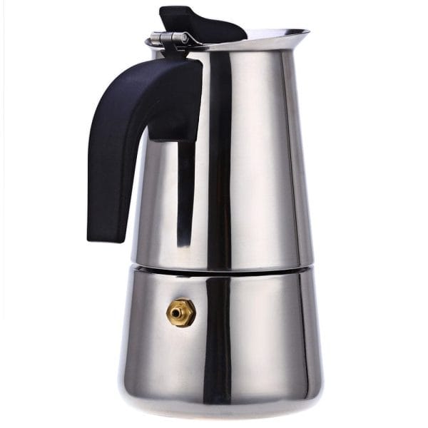100ML 2-Cup Stainless Steel Mocha Espresso Latte Percolator Coffee Maker Pot - Image 2