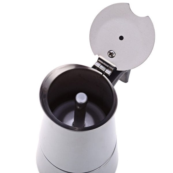 100ML 2-Cup Stainless Steel Mocha Espresso Latte Percolator Coffee Maker Pot - Image 3