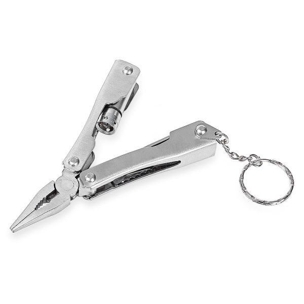 AOTU Multi-function Folding Pliers LED Light Practical Outdoor Survival Tool - Image 5