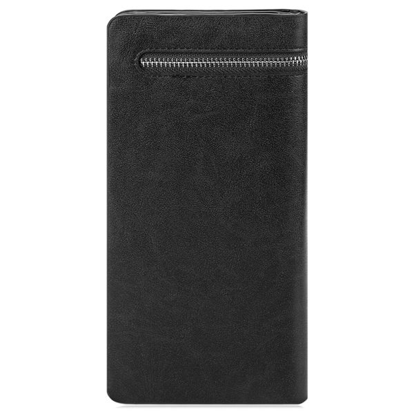Baellerry Solid Color Cell Phone Money Photo Card Clutch Wallet for Men - Image 3