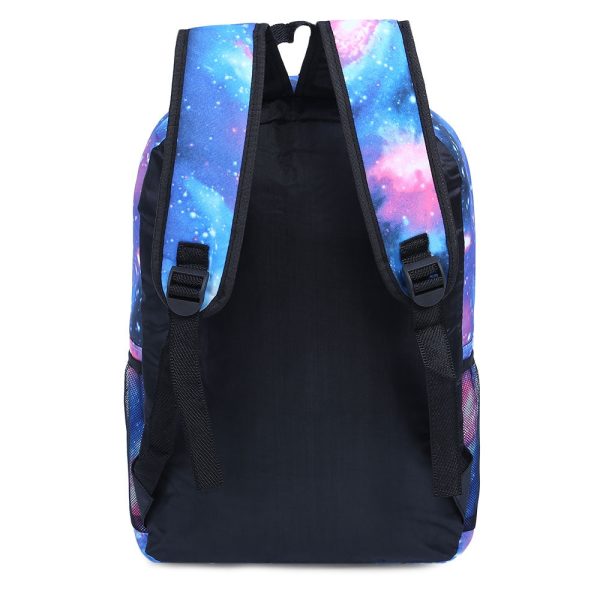Brilliant Cosmos Print Unisex School Shopping Travel Portable Backpack - Image 6