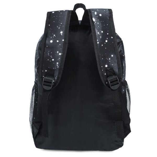 Brilliant Cosmos Print Unisex School Shopping Travel Portable Backpack - Image 11