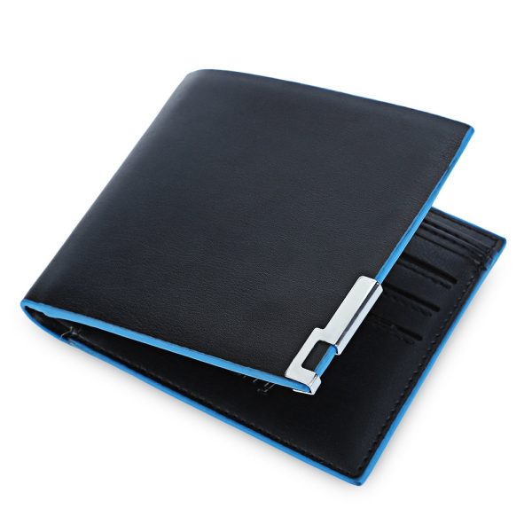 Baellerry Trendy Pure Color Men Short Open Cash Photo Card Wallet - Image 4