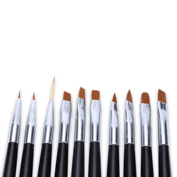 10pcs Professional Nail Design Brush Manicure for Painting Dot Tool Brushes - Image 5