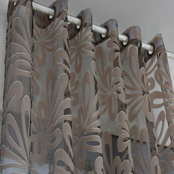 100 x 250cm European Flower Printed Tulle Window Curtains Home Decor - Image 13