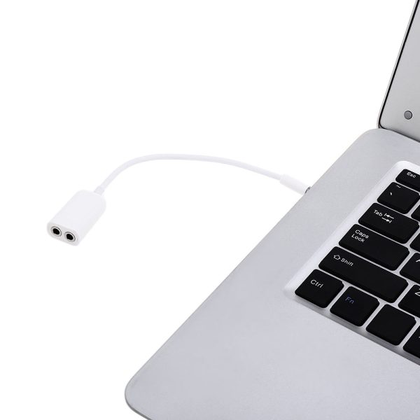3.5MM Audio Earphones Splitter Adapter 1 to 2 Connector - Image 4