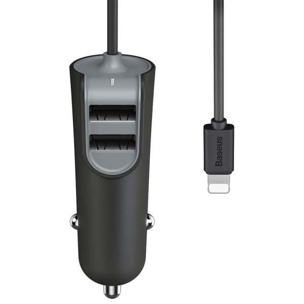 Baseus 2.1A Dual USB 5V 5.5A Quick Charging Car Charger - Image 5