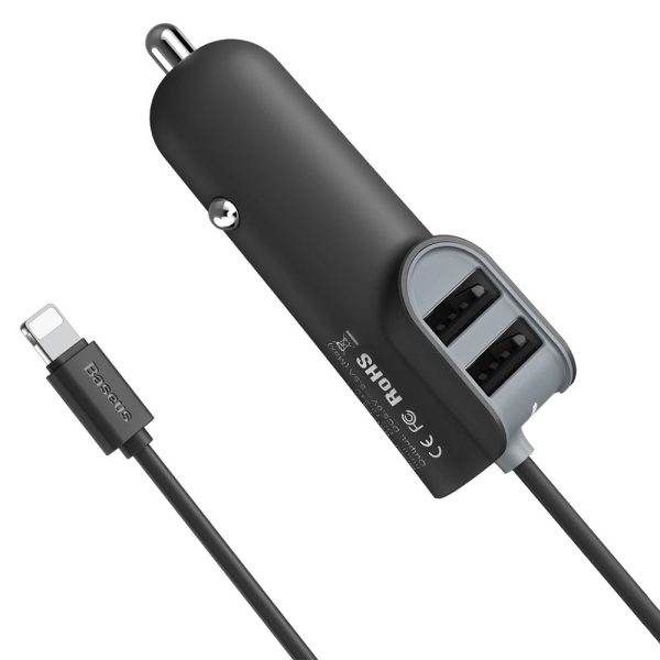 Baseus 2.1A Dual USB 5V 5.5A Quick Charging Car Charger - Image 6