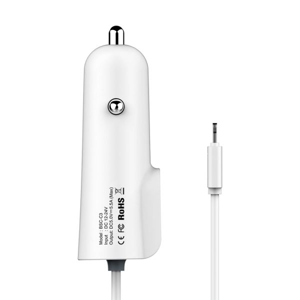 Baseus 2.1A Dual USB 5V 5.5A Quick Charging Car Charger - Image 9