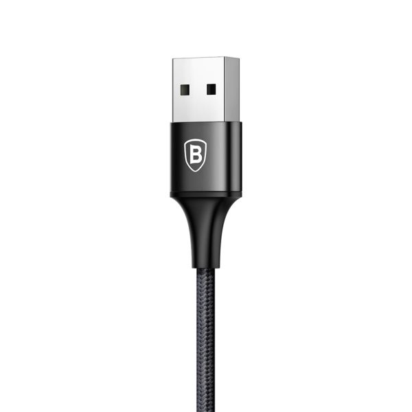 Baseus Rapid Series Micro USB + Dual 8 Pin Data Cable 1.2M - Image 4