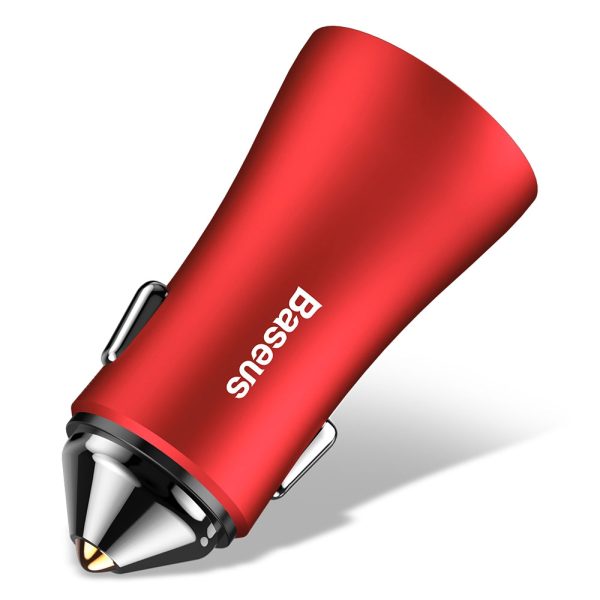 Baseus Golden Contactor 2.4A Dual USB Port Smart Car Charger - Image 8