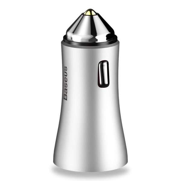 Baseus Golden Contactor 2.4A Dual USB Port Smart Car Charger - Image 10
