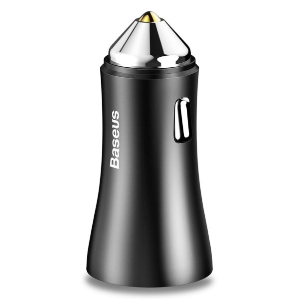 Baseus Golden Contactor 2.4A Dual USB Port Smart Car Charger - Image 6