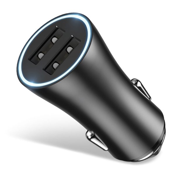 Baseus Golden Contactor 2.4A Dual USB Port Smart Car Charger - Image 5