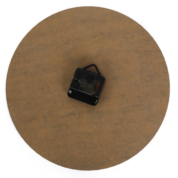 Creative Mathematics Blackboard Clock Black Powder Coated Metal - Image 3