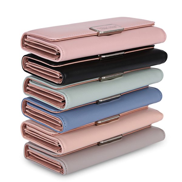 Baellerry Foldable Long Clutch Wallet Card Holder for Women - Image 6