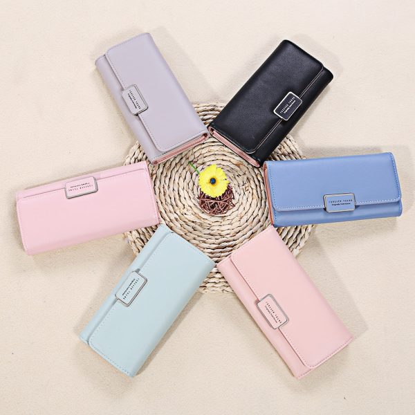 Baellerry Foldable Long Clutch Wallet Card Holder for Women - Image 20