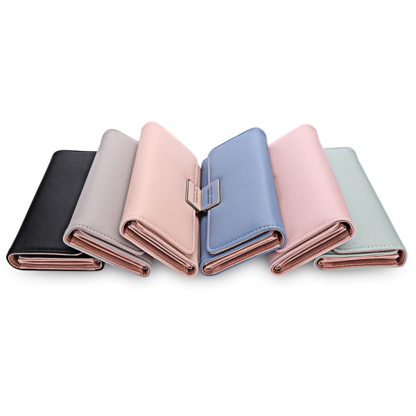 Baellerry Foldable Long Clutch Wallet Card Holder for Women - Image 19