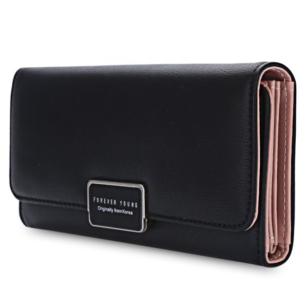 Baellerry Foldable Long Clutch Wallet Card Holder for Women - Image 8