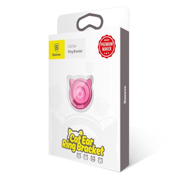 Baseus Cat Ear Ring Bracket Finger Grip Phone Desktop Holder - Image 16