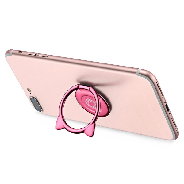 Baseus Cat Ear Ring Bracket Finger Grip Phone Desktop Holder - Image 14