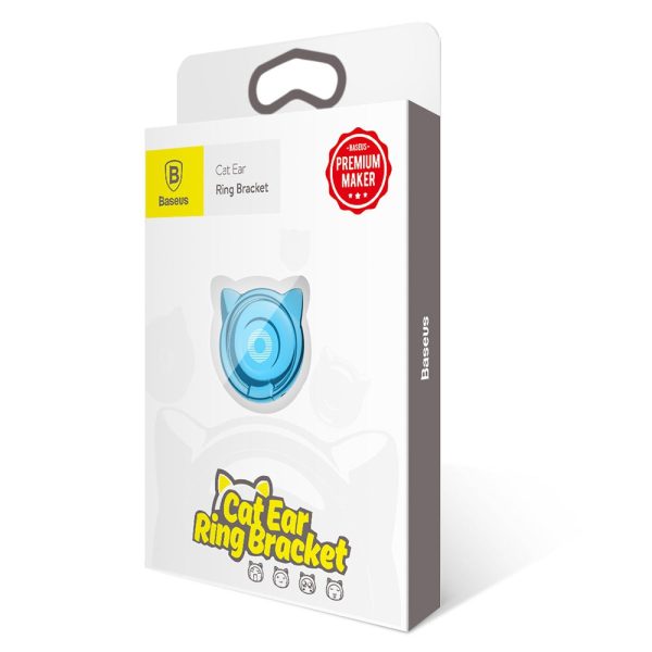 Baseus Cat Ear Ring Bracket Finger Grip Phone Desktop Holder - Image 10