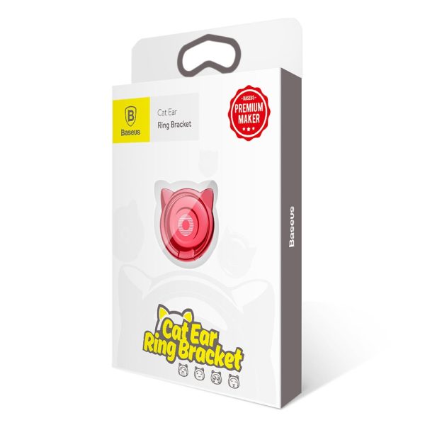 Baseus Cat Ear Ring Bracket Finger Grip Phone Desktop Holder - Image 21