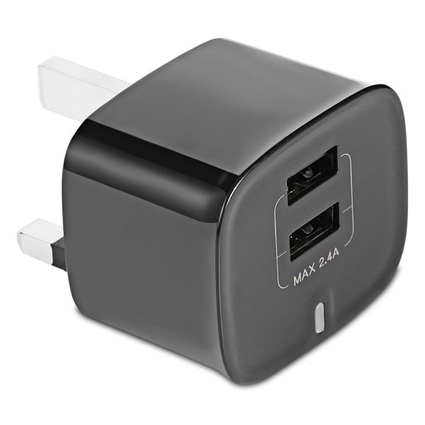 Baseus Funzi Dual USB 2.4A Smart Travel Charger UK Plug - Image 4