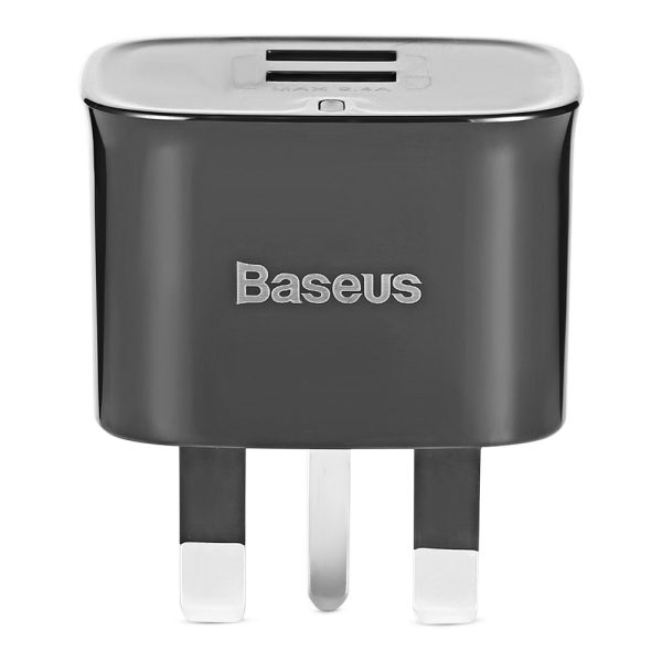 Baseus Funzi Dual USB 2.4A Smart Travel Charger UK Plug - Image 6
