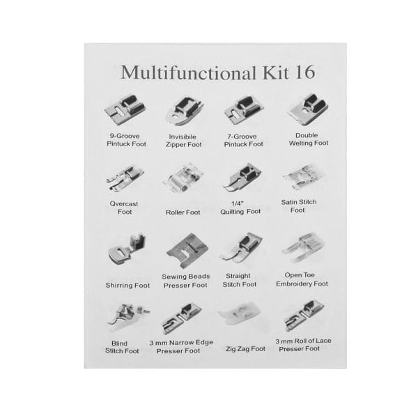 16PCS Sewing Machine Presser Foot Suit Accessories - Image 5