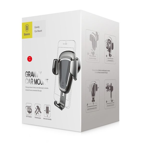 Baseus Gravity Air Vent Car Mount 360 Degree Rotation Holder - Image 21