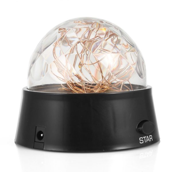Crystal Ball Shape Firework Sparkle Desk Lamp - Image 3