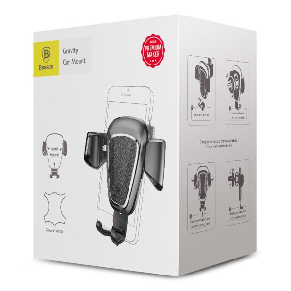 Baseus Gravity Air Vent Car Mount 360 Degree Rotation Stand - Image 6