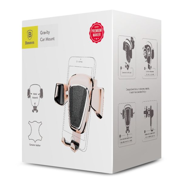 Baseus Gravity Air Vent Car Mount 360 Degree Rotation Stand - Image 16