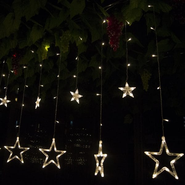 12 LEDs Star String Light Decoration Lamp for Wedding Party - Image 6