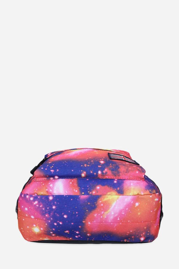 Brilliant Cosmos Print Unisex School Shopping Travel Portable Backpack - Image 14