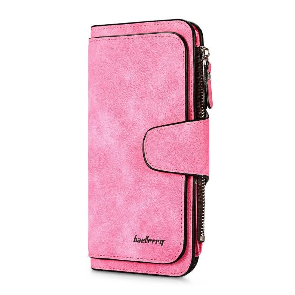 Baellerry Women Long Wallet PU Leather Clutch Card Holder - Image 23