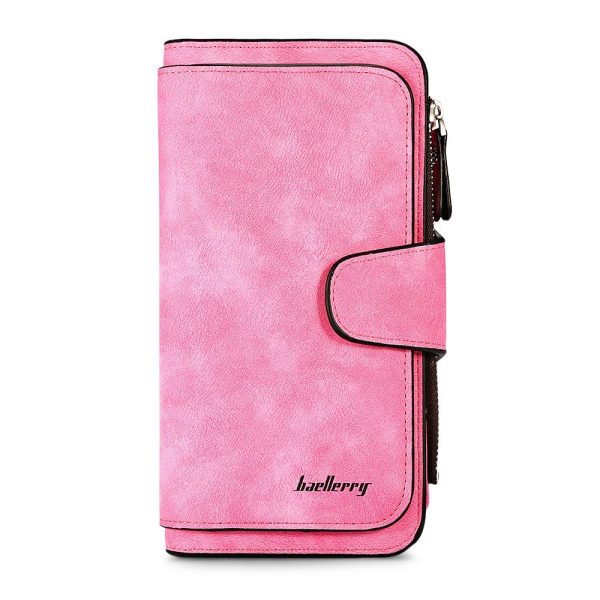 Baellerry Women Long Wallet PU Leather Clutch Card Holder - Image 22