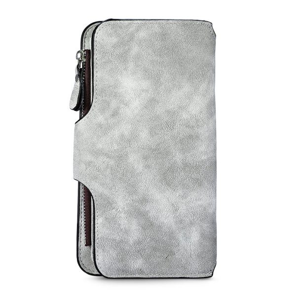 Baellerry Women Long Wallet PU Leather Clutch Card Holder - Image 14