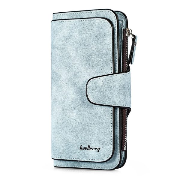 Baellerry Women Long Wallet PU Leather Clutch Card Holder - Image 4