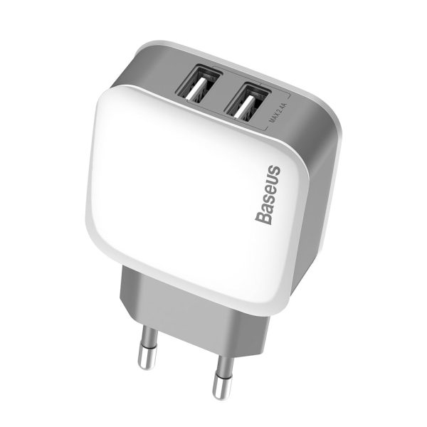 Baseus EU Dual USB Wall Charger - Image 2