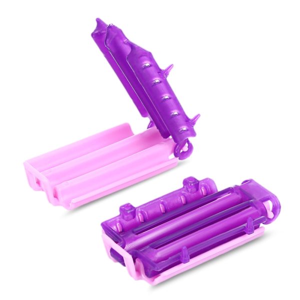 45pcs Hairdressing Styling Corrugated Hair Clip Curler DIY Tool - Image 3