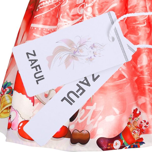 Christmas Snowman Snowflake Mesh Panel Dress - Image 11