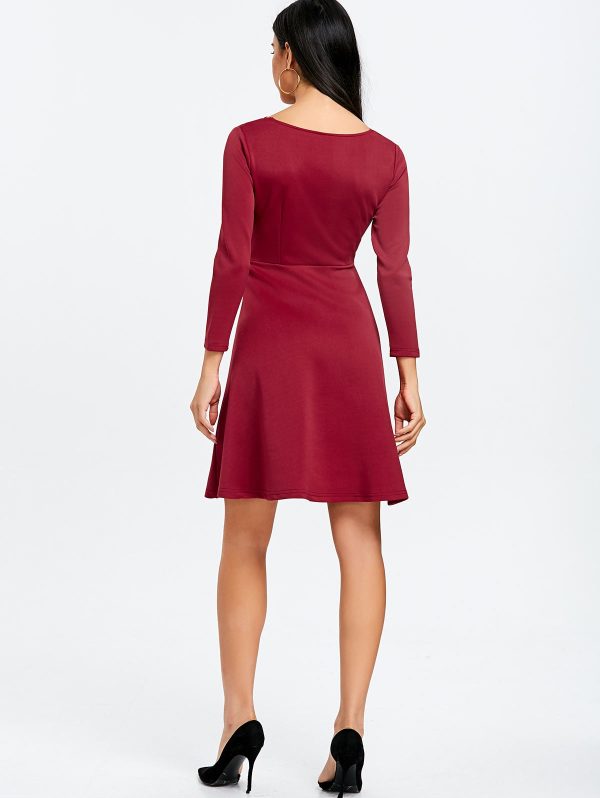 Cut Out Mini Party Dress - Image 6