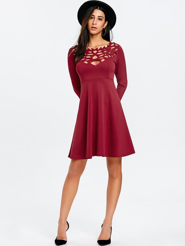 Cut Out Mini Party Dress - Image 5