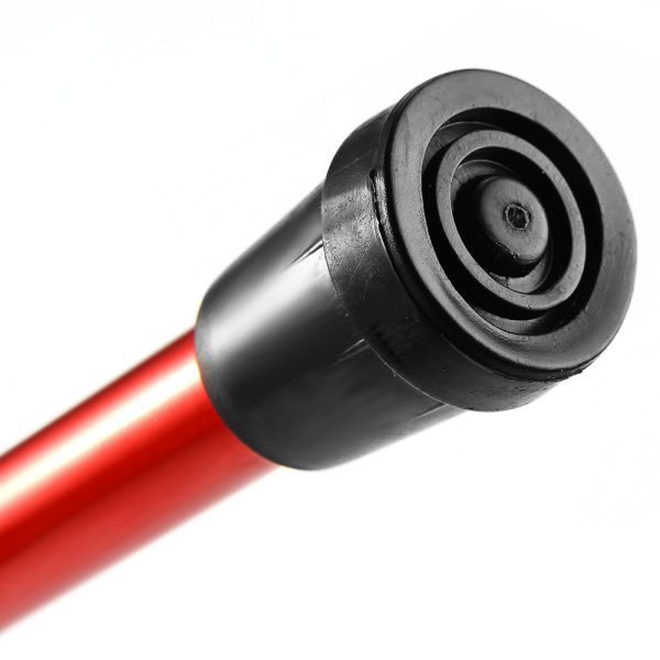 Adjustable Aluminum Metal Walking Stick Folding Collapsible Travel Cane with Non-slip Rubber Base - Image 6