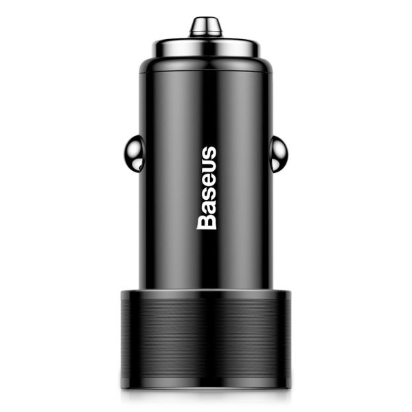 Baseus BSC - C15K Small Screw Dual USB QC3.0 Car Charger - Image 2