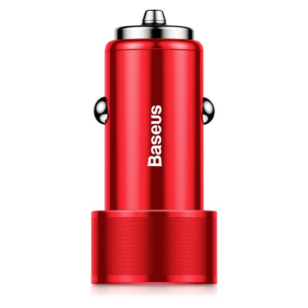 Baseus BSC - C15K Small Screw Dual USB QC3.0 Car Charger - Image 6